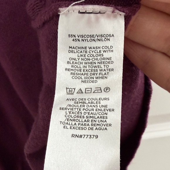 Ann Taylor Purple Turtleneck Sweater - Picture 5 of 5